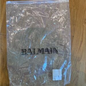 Balmain plastic bag